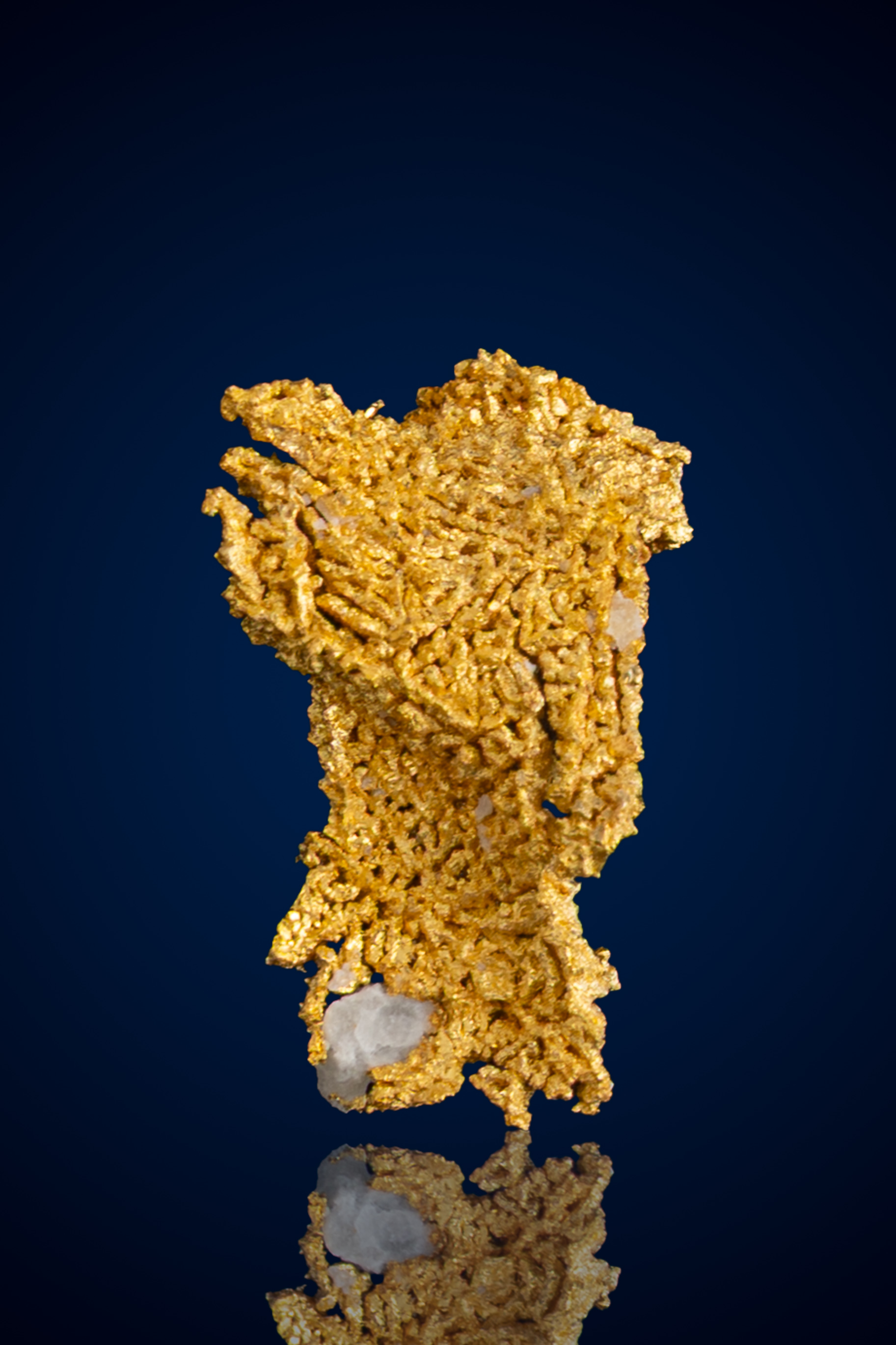 (image for) Lacy, Crystalline Natural Gold Specimen - Round Mountain, NV - 0.41 grams